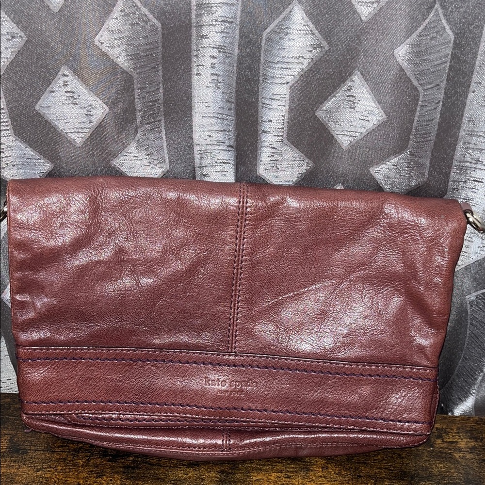 Kate Spade Deep Plum/brown crossbody bag